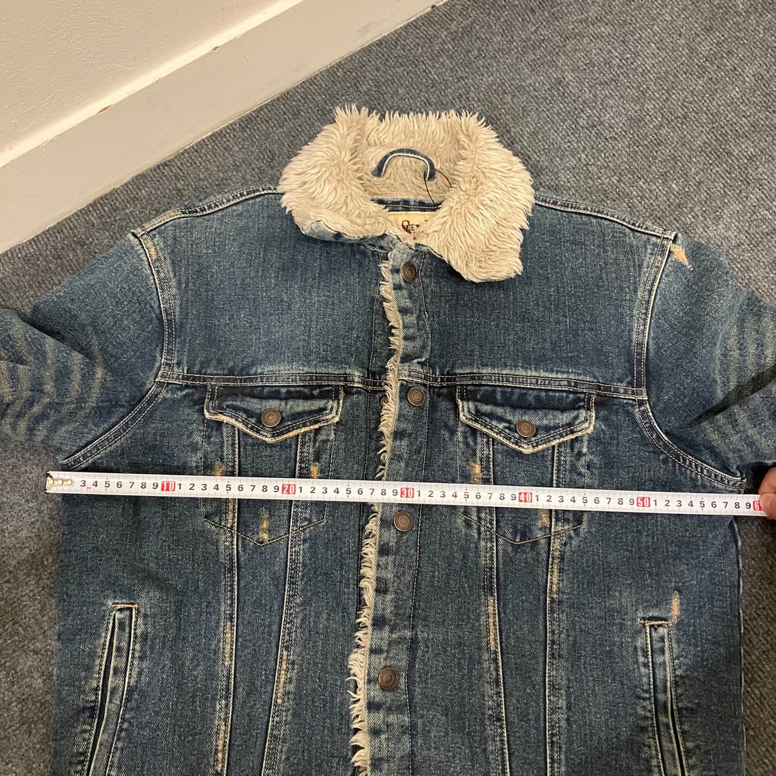 N71 아베크롬비 울프죠 쉐르파 데님 청자켓 상품이미지7