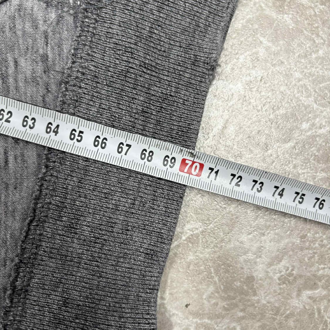 아베크롬비 y2k 올드스쿨 그레이 스웻 후드집업 희귀져지(XL) 상품이미지7