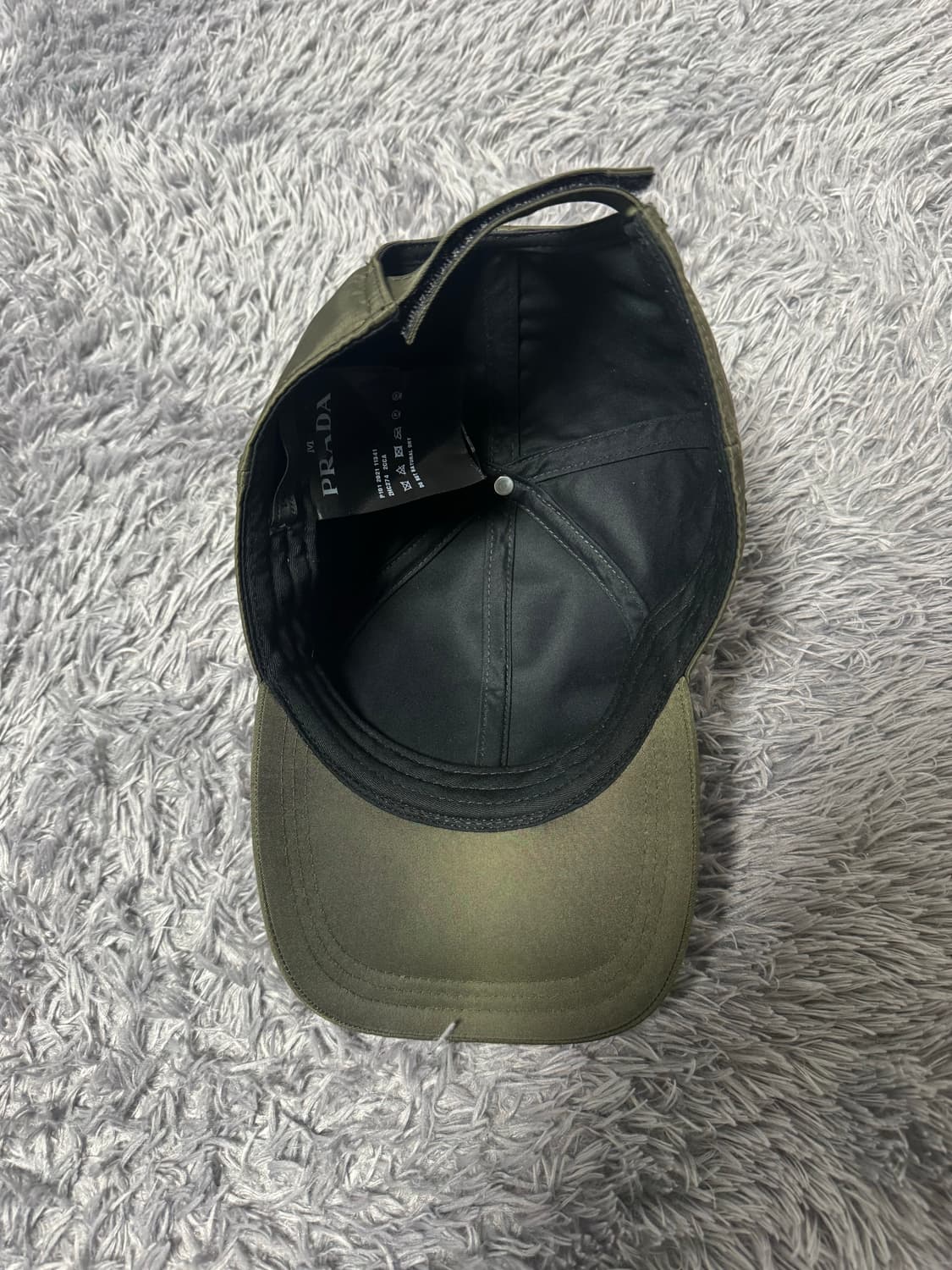 프라다 나일론캡 카키 상품이미지3