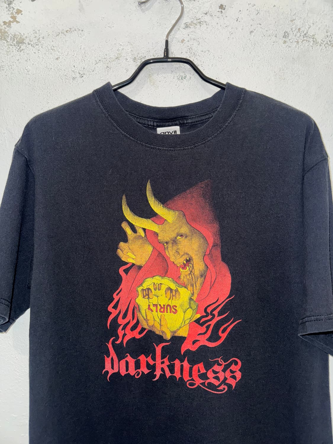 anvil 악마 블랙 반팔티셔츠 상품이미지2