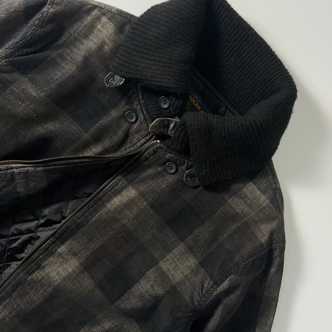 Woolrich  울리치 코듀로이 체크 블루종 자켓  상품이미지4