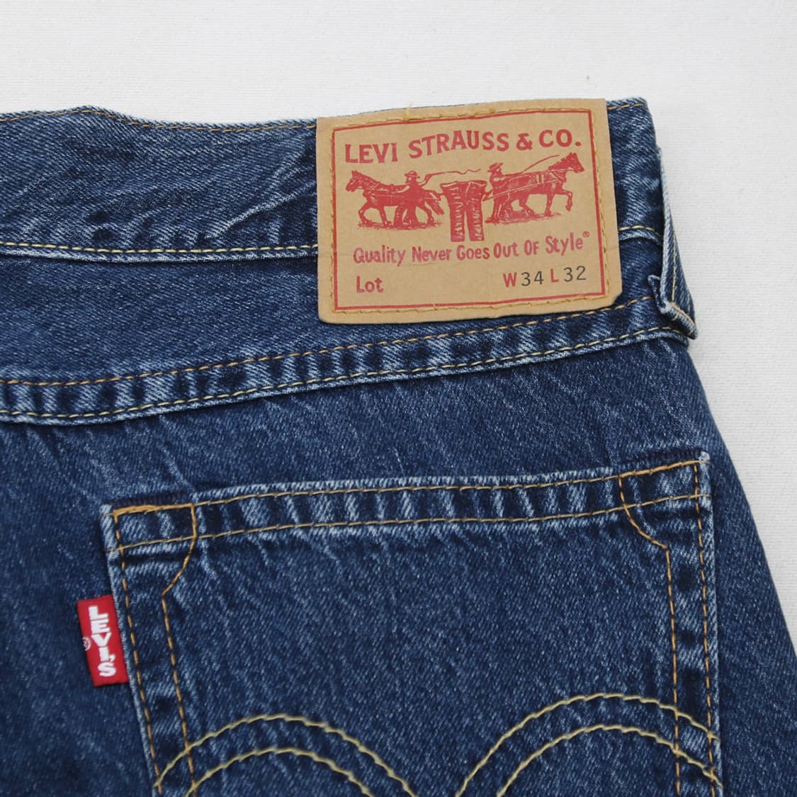 (착용컷) 리바이스 타입원 데님 팬츠 (남성용 33.5) 상품이미지8