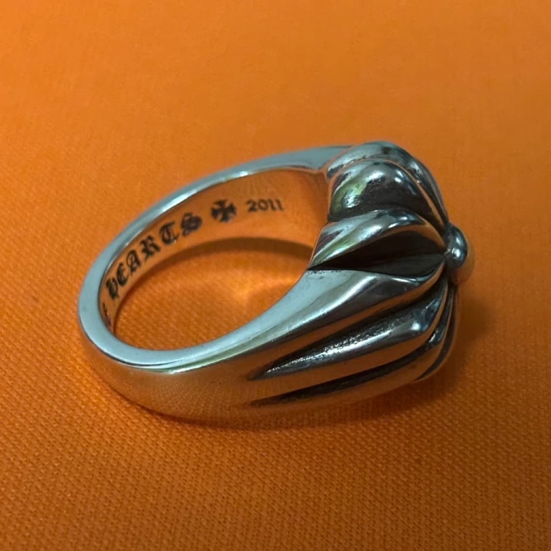 크롬하츠 컷 아웃링 반지 새상품 us8 상품이미지3