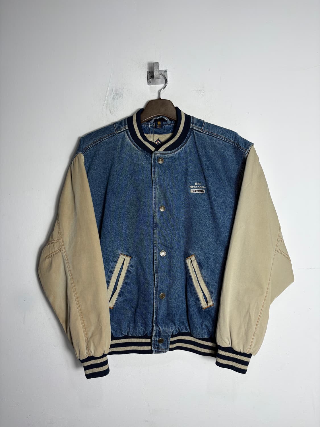 South bay 데님 바시티 점퍼 상품이미지1