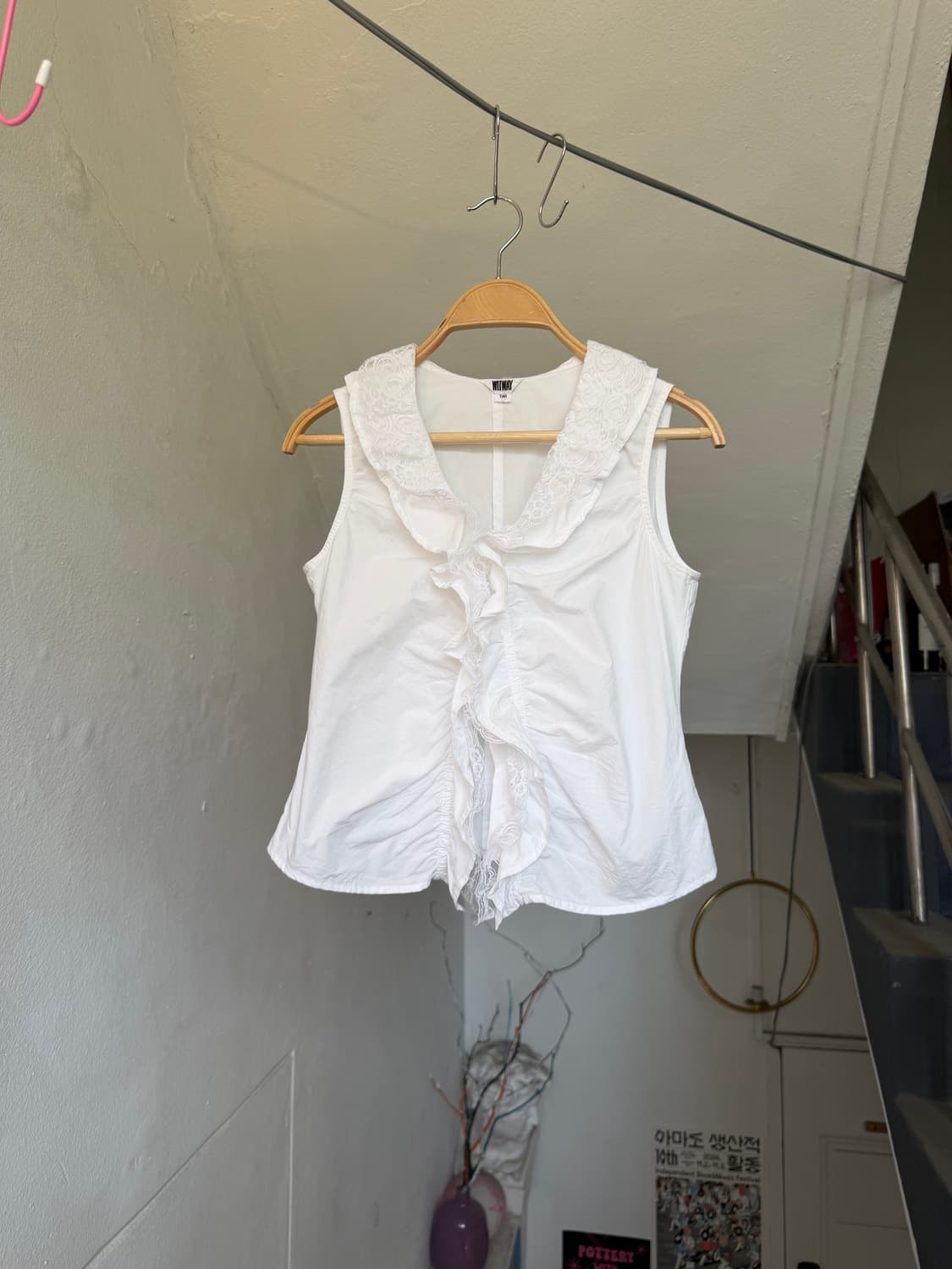 WITWAY 프릴 블라우스 탑 상품이미지1