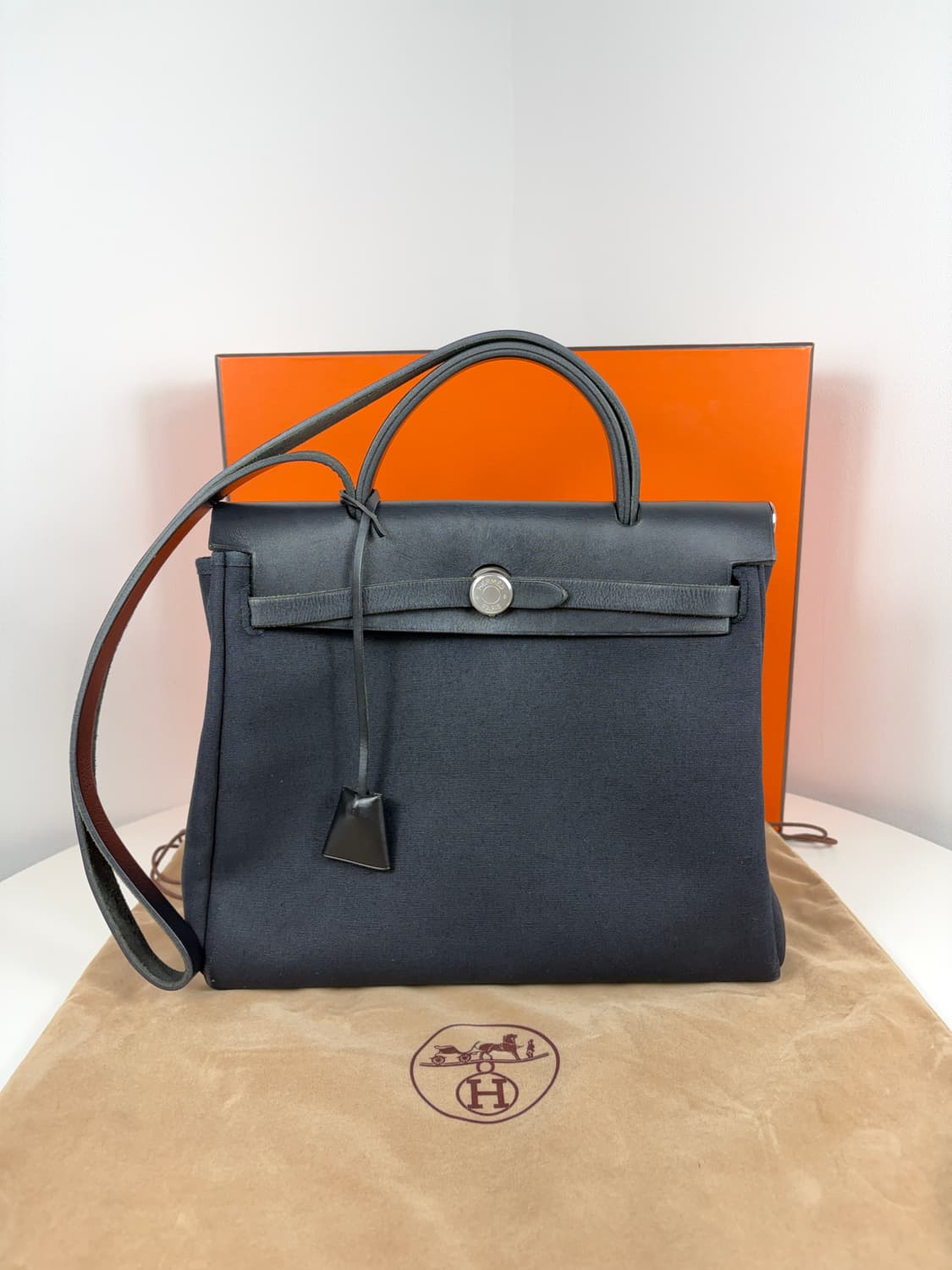 에르메스 에르백31 숄더백 캔버스 블랙 상품이미지2