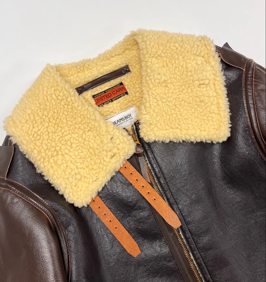 유나티드카 by 버즈릭슨 x 빔즈보이 B-3 무스탕 상품이미지3