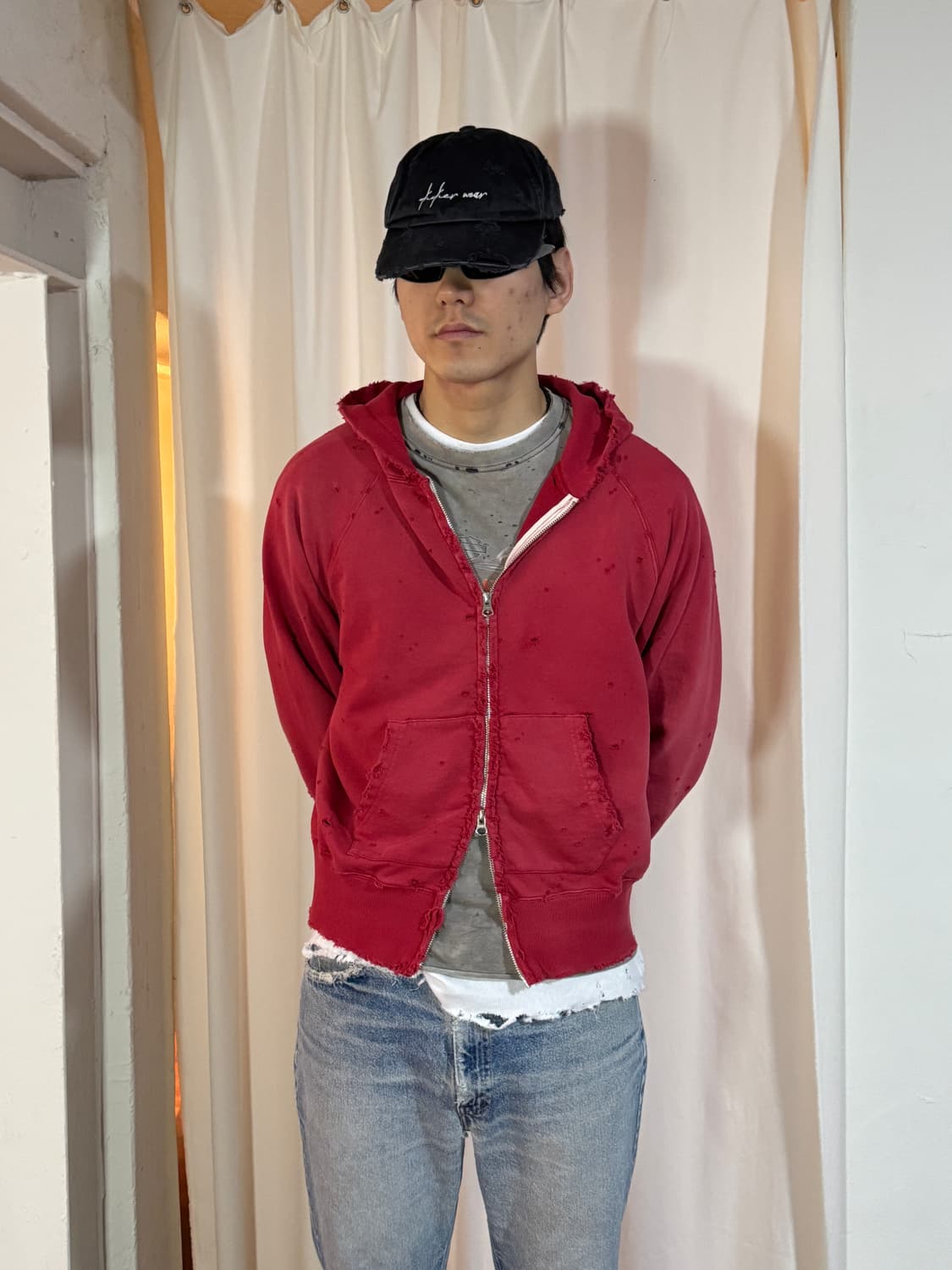 Didier wear merch 2 way hoodie zip parka 상품이미지4