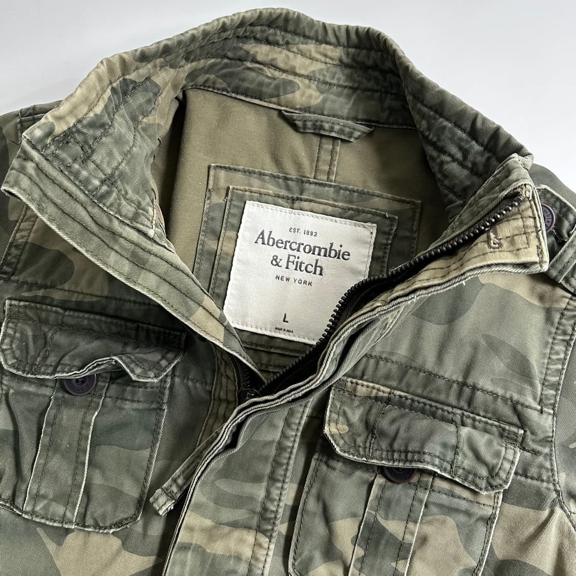 아베크롬비 카모 하이넥 자켓 상품이미지6