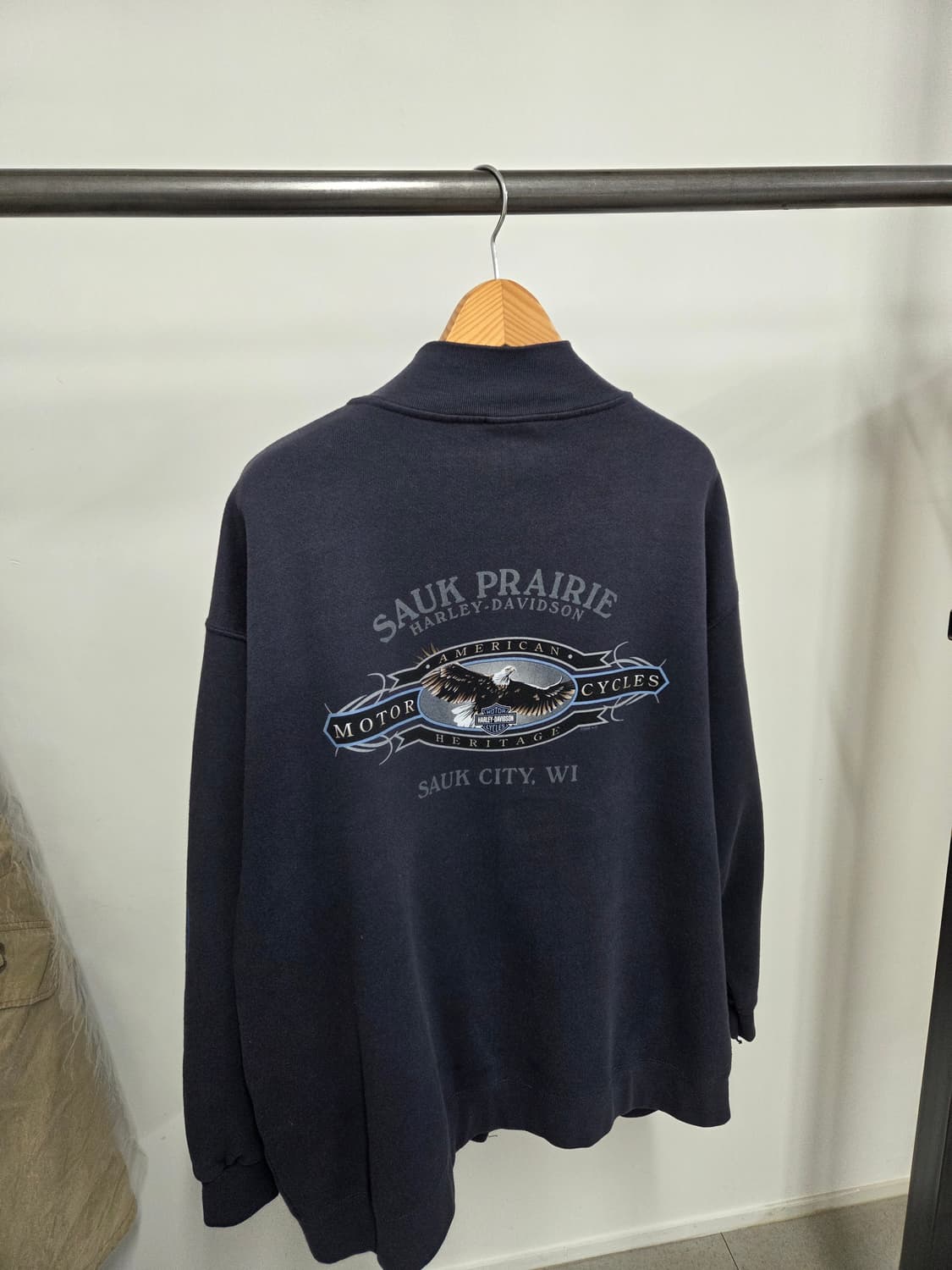 00s 할리데이비슨 블루플레임 집업 상품이미지7