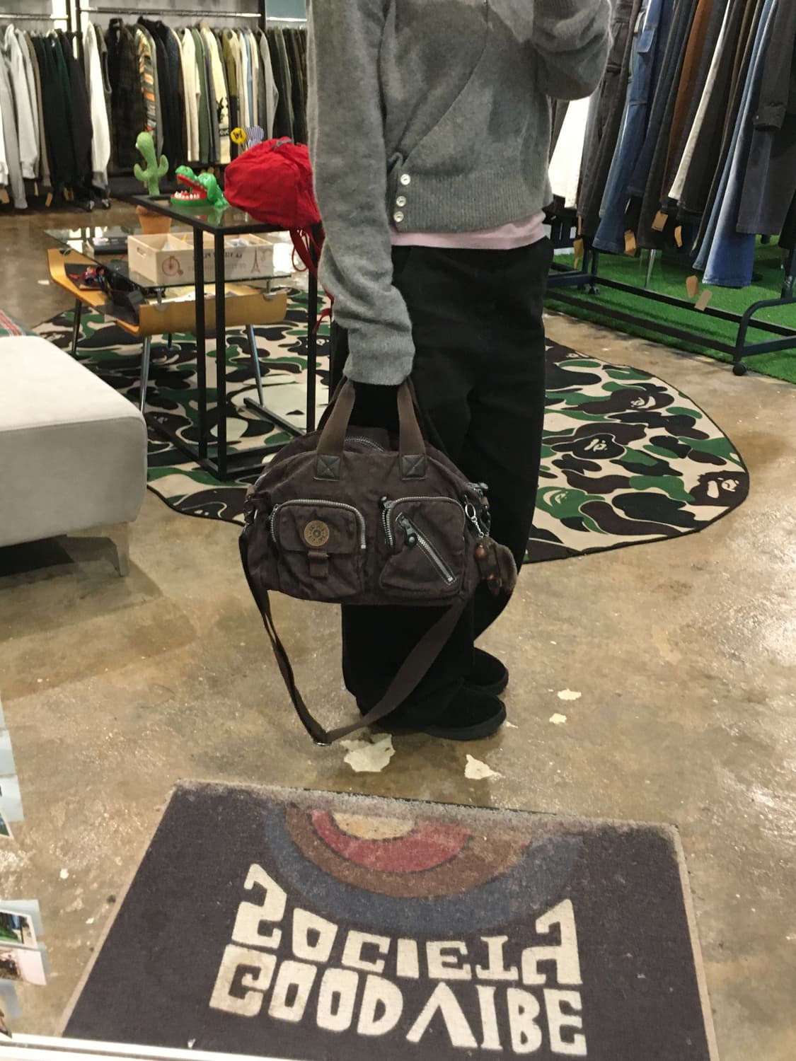 키플링 숄더&크로스백 초콜릿 상품이미지4