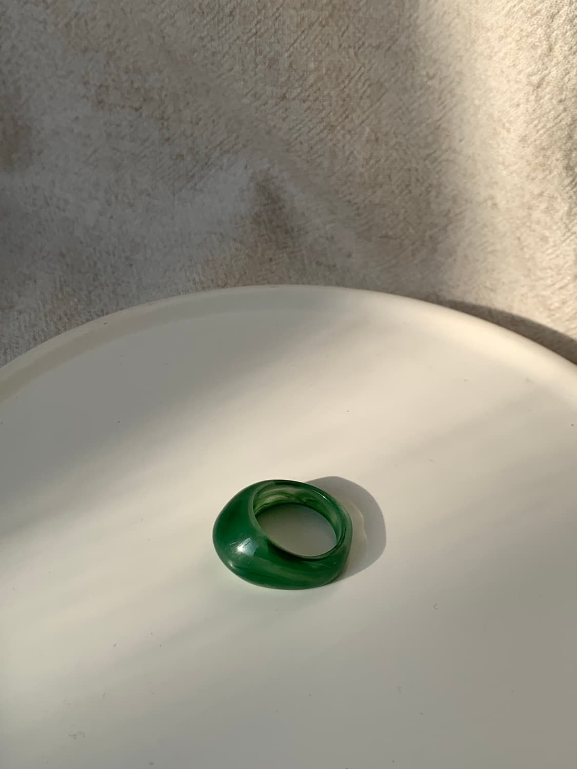 Green chunky ring 상품이미지1