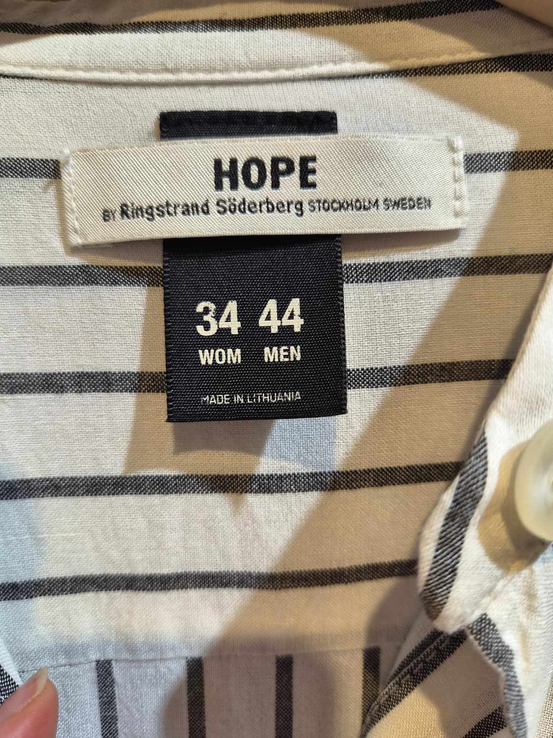 HOPE 스트라이프 셔츠 상품이미지2