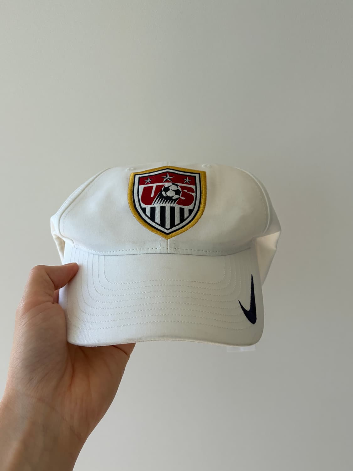 00s 올드 나이키 USA 국가대표 화이트 볼캡  상품이미지1