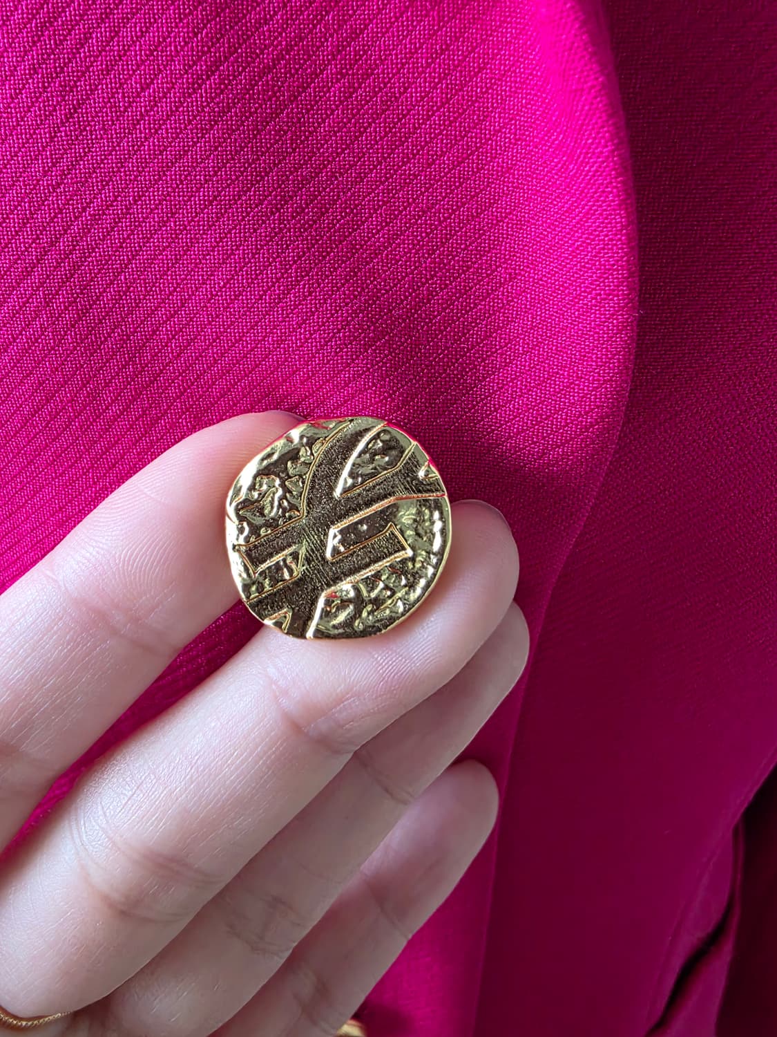 YSL 입생로랑 핑크 울 셋업 상품이미지4