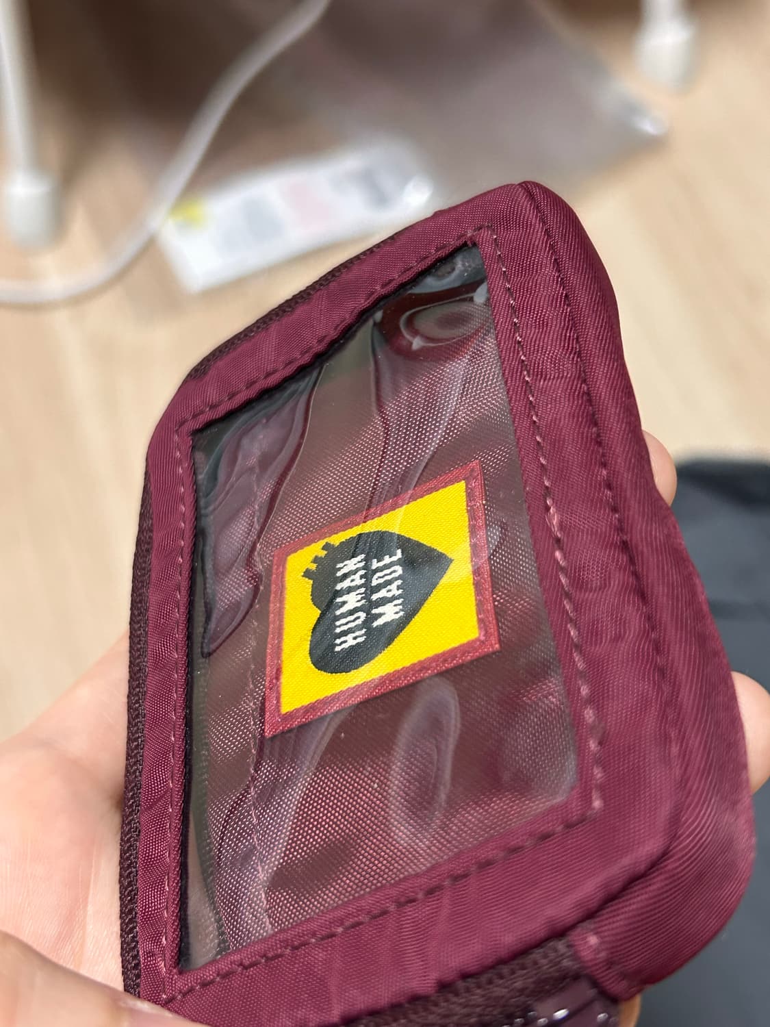 휴먼메이드 카드지갑 버건디 상품이미지3