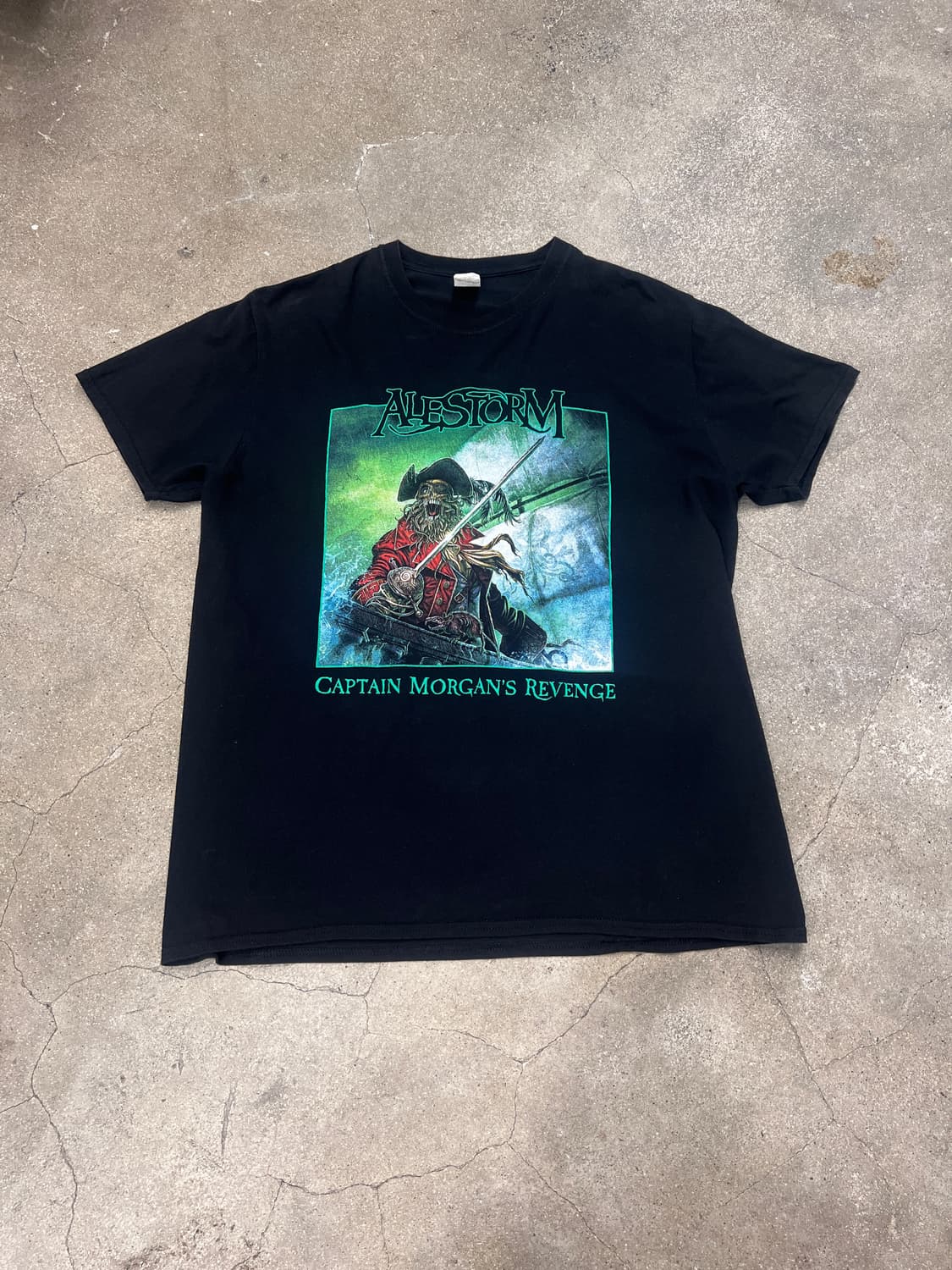 Alestorm 밴드 티셔츠 블랙 상품이미지2