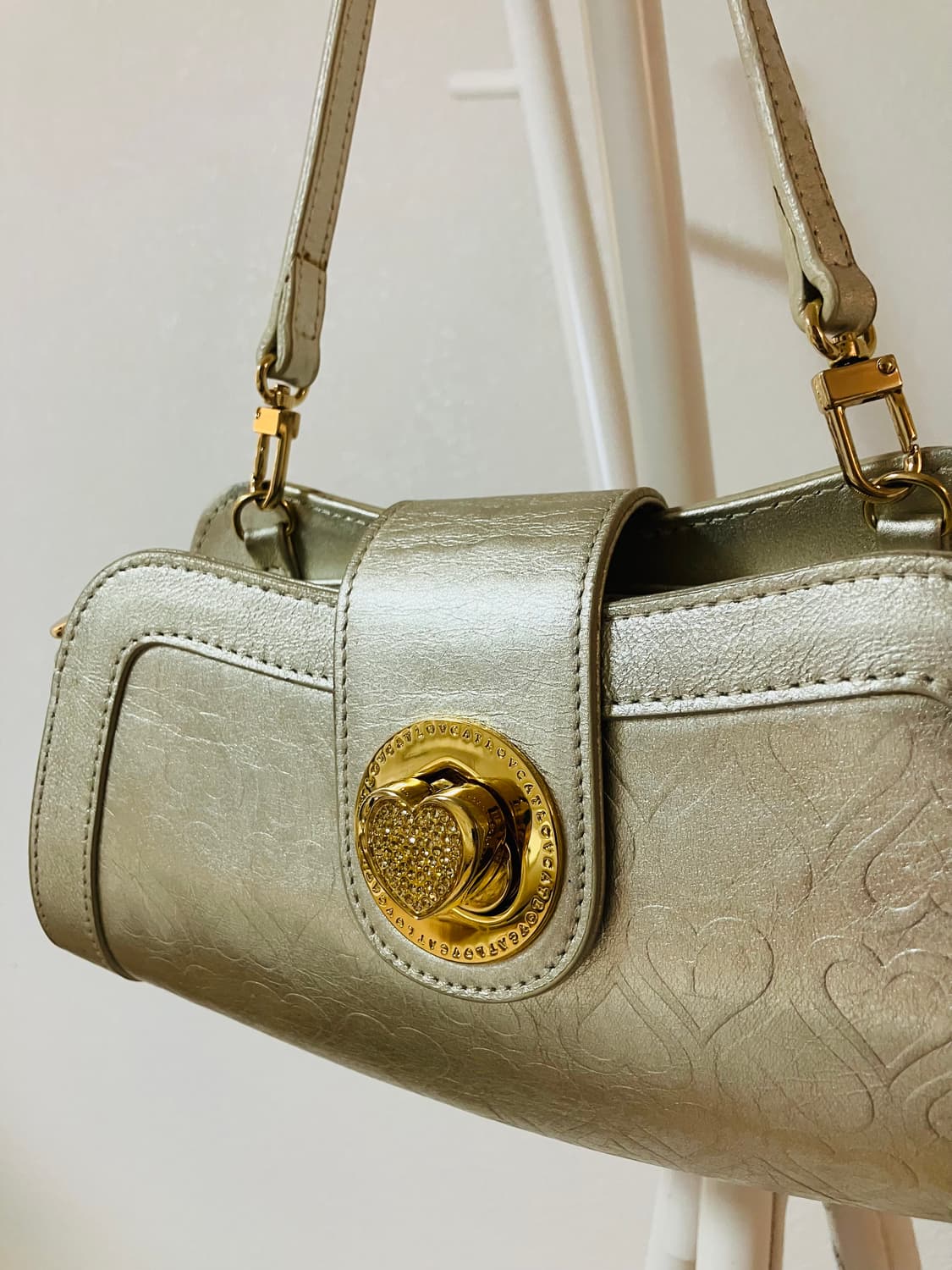 러브캣 금장 실버 미니호보백 y2k 오네갸루 히메갸루 상품이미지2