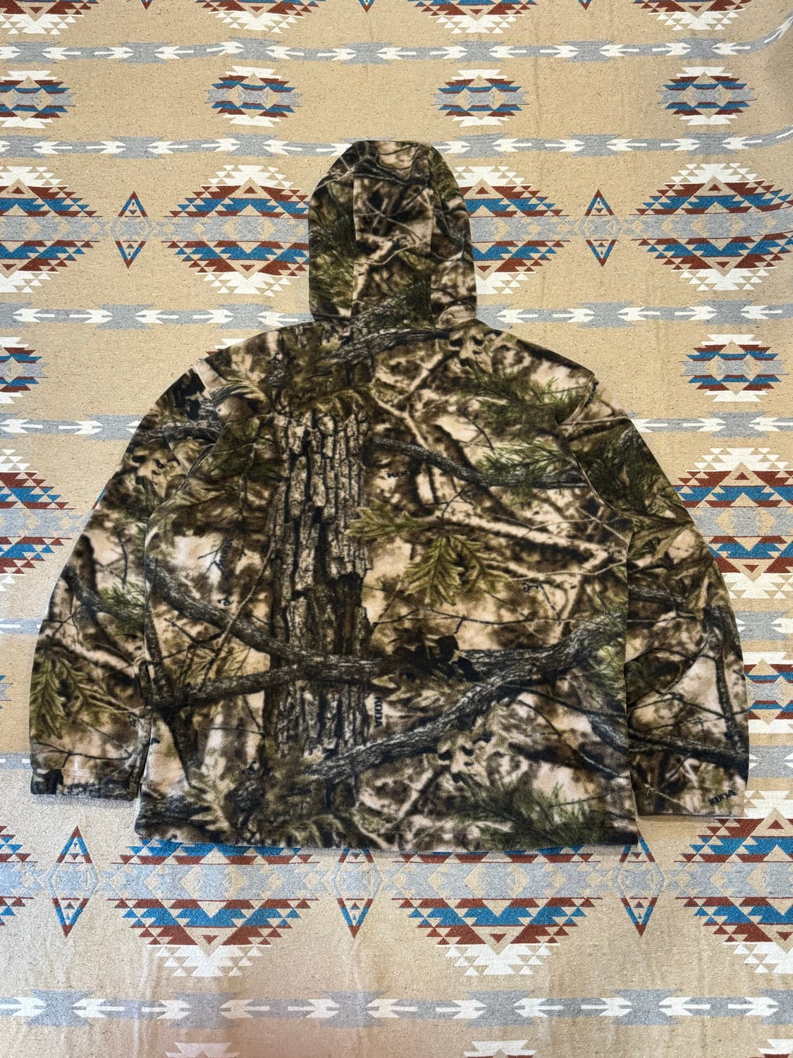 [L] 슈프림 폴라텍 페이스 마스크 하프집 후드 트루팀버 코다 카모 상품이미지4