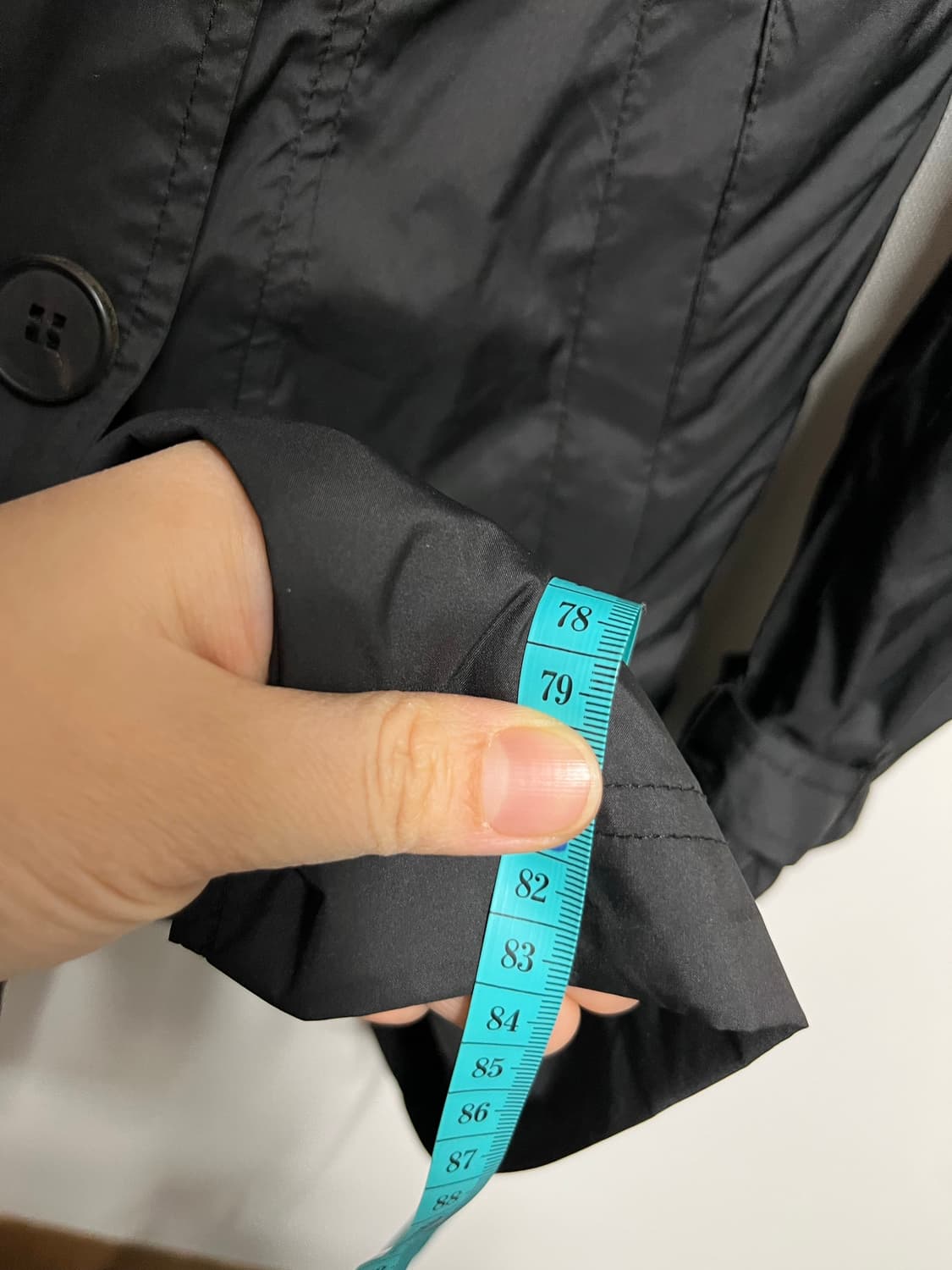 투미 TUMI 블랙 트렌치 코트 S 상품이미지7