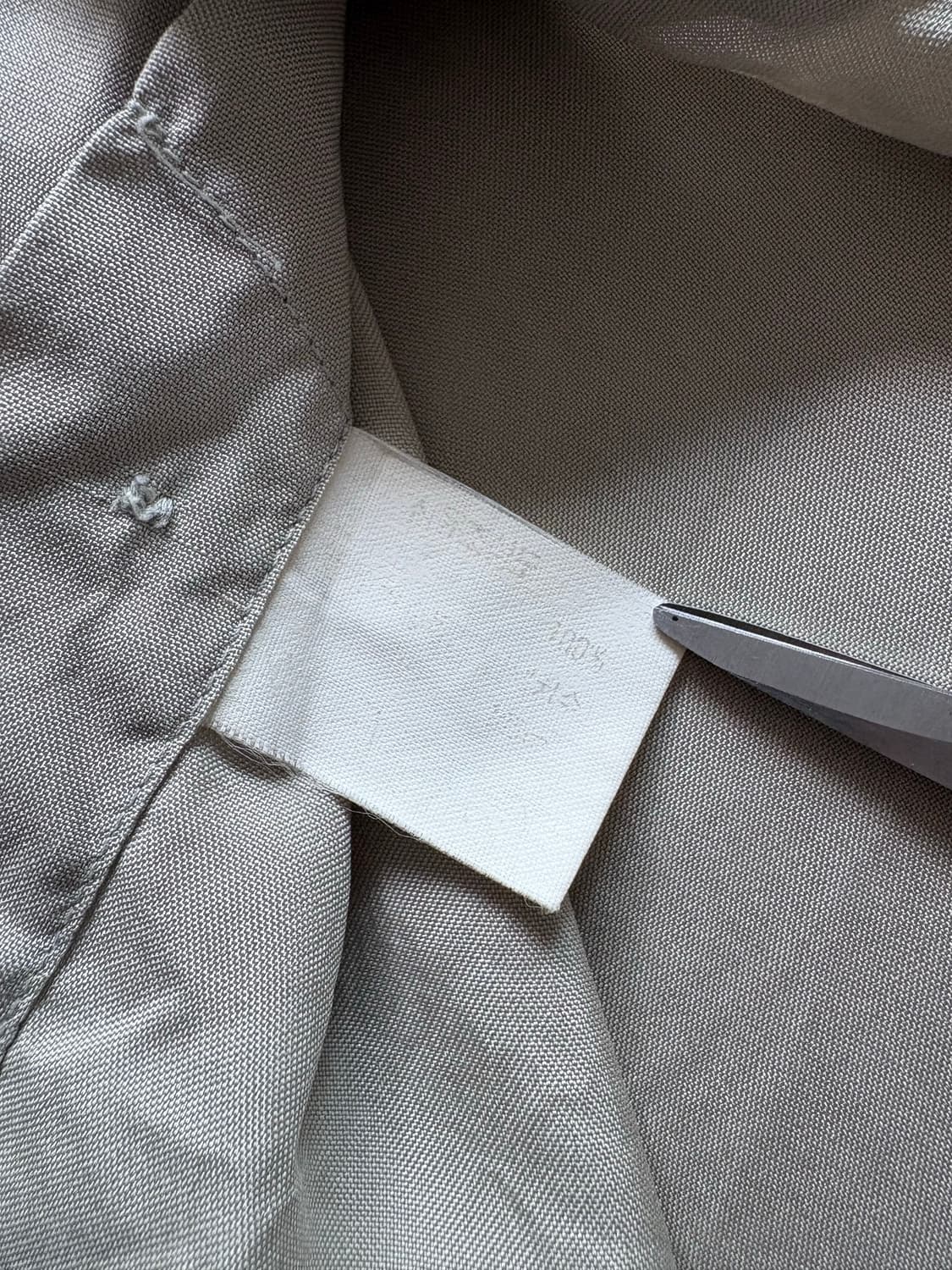 크리스챤 디올 베이지 실크 셔츠 상품이미지5