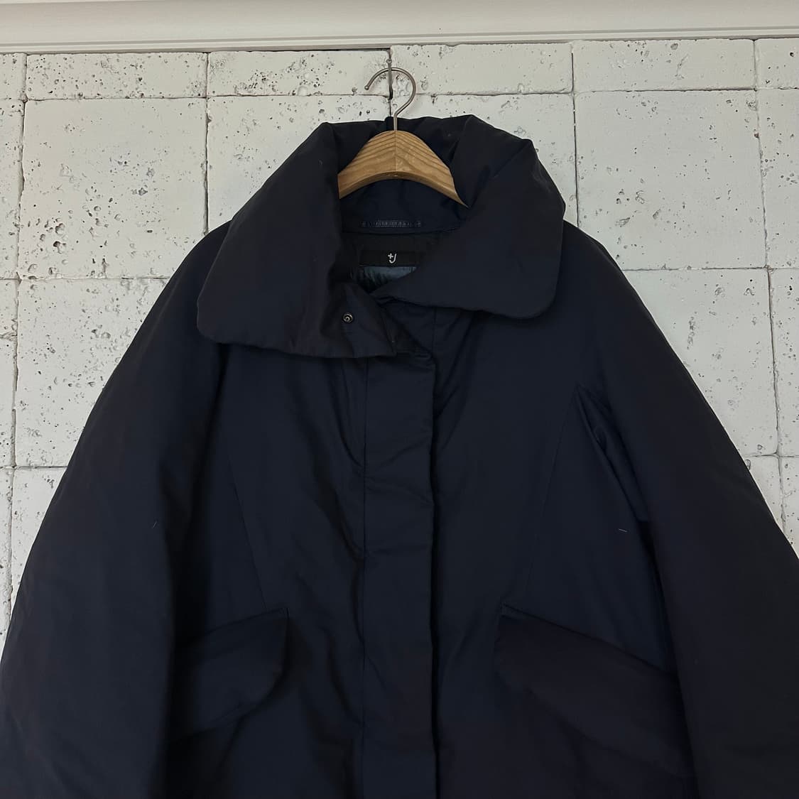 우먼M 유니클로 질샌더 패딩 네이비 상품이미지2