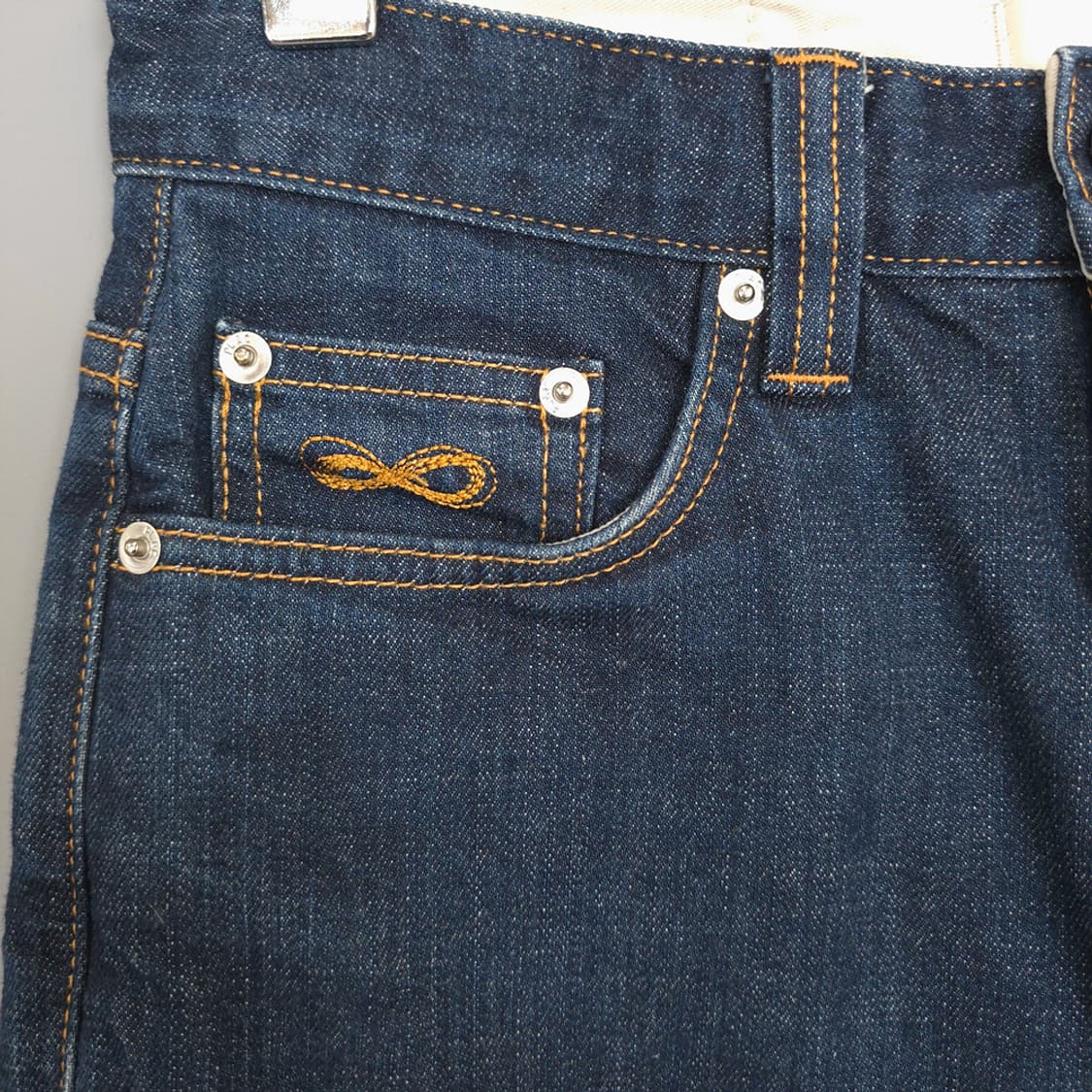 남성 플랙 PLAC 생지 스티즈 천바지 데님팬츠 29 상품이미지3