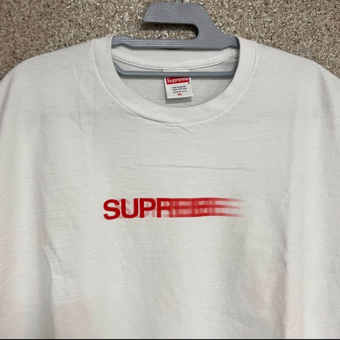 20SS 슈프림 모션로고 티셔츠 화이트 상품이미지7