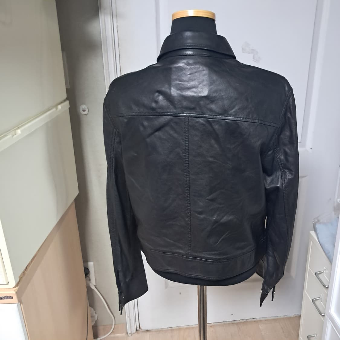 maje마쥬 양가죽 셔츠겸 자켓 블랙 55 상품이미지3