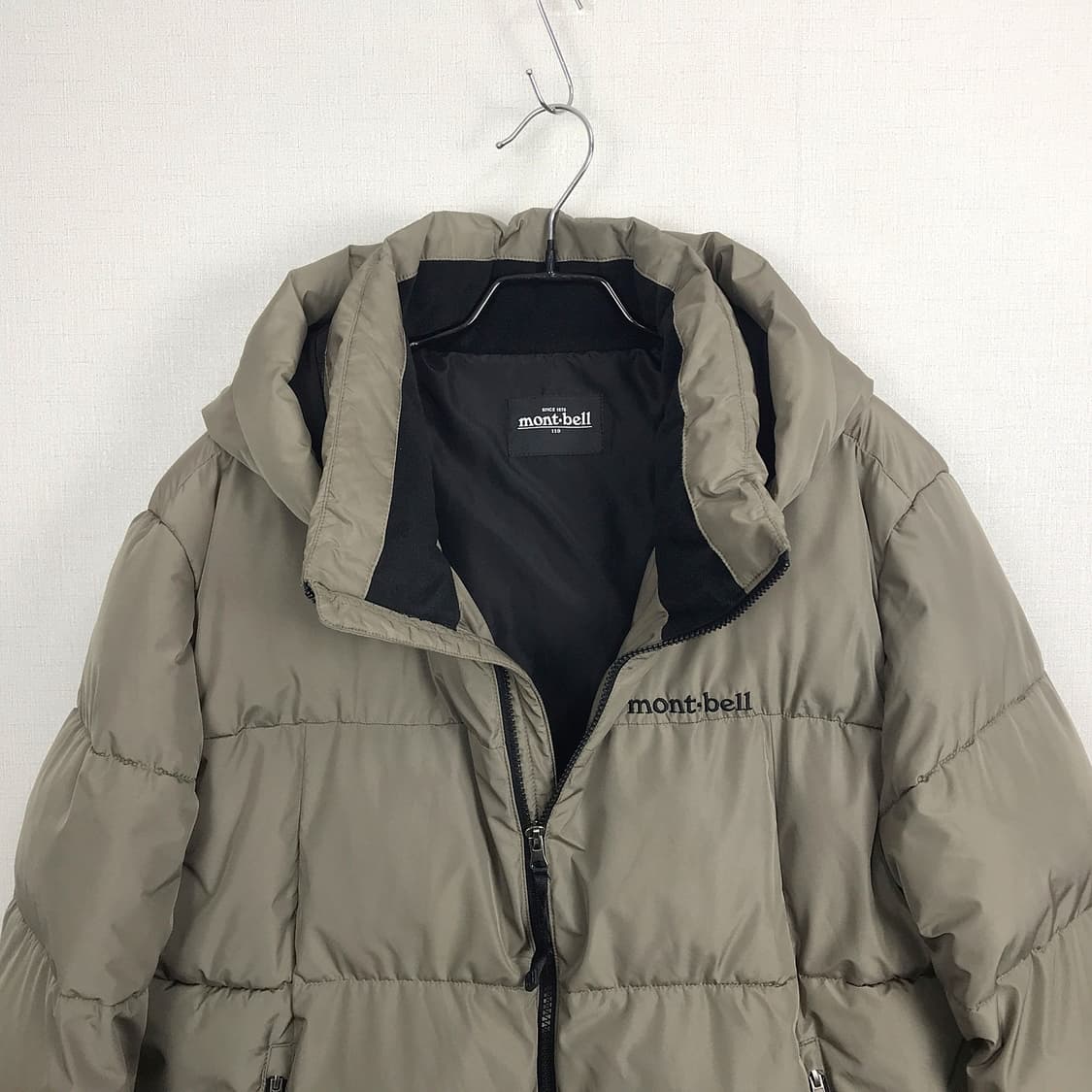 몽벨 패딩 점퍼 카키색 남성110 상품이미지3