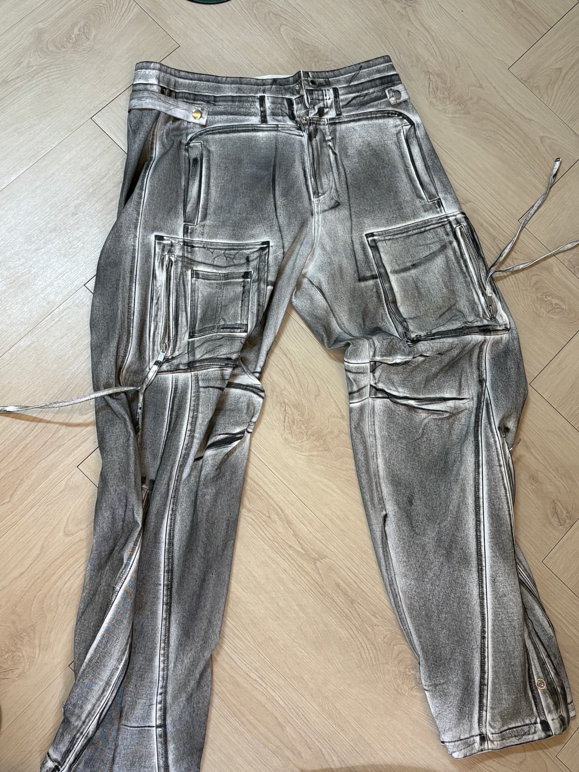 나체 바지 슬레이워싱팬츠 상품이미지2