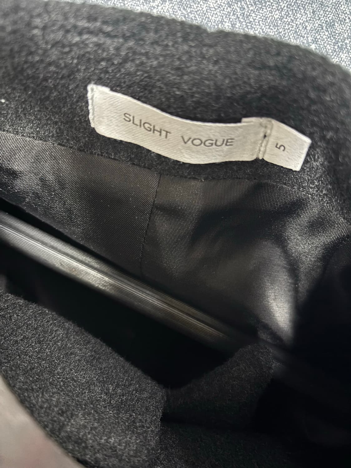 Slight Vogue 사선 테일러드 울 자켓 상품이미지3
