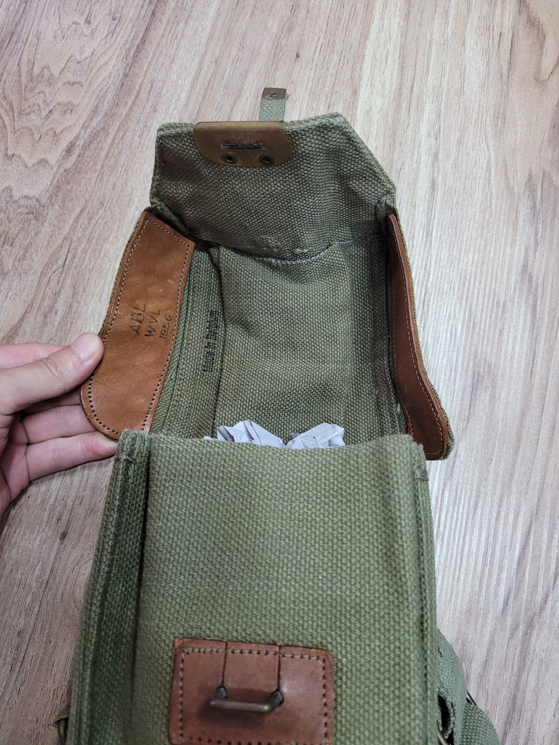 벨기에 Belgium army 백 (ABL WVL 1956) 상품이미지5