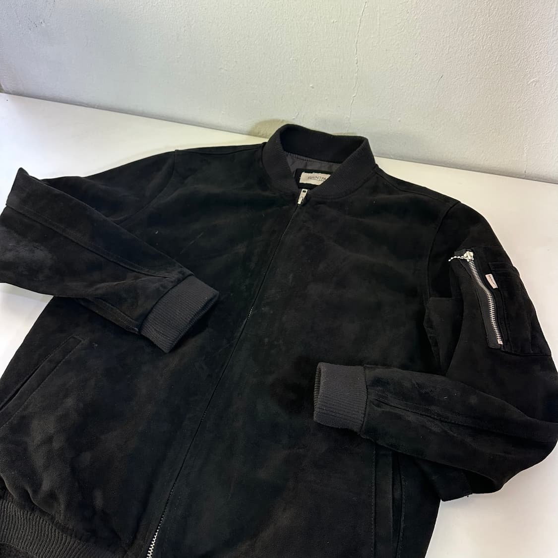 L 세인트페인 블랙 스웨이드 자켓 상품이미지2