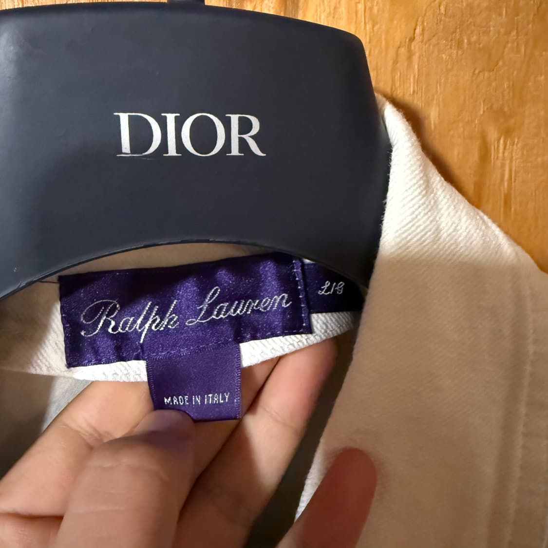 랄프로렌 퍼플라벨 화이트 데님 트러커 자켓 상품이미지1