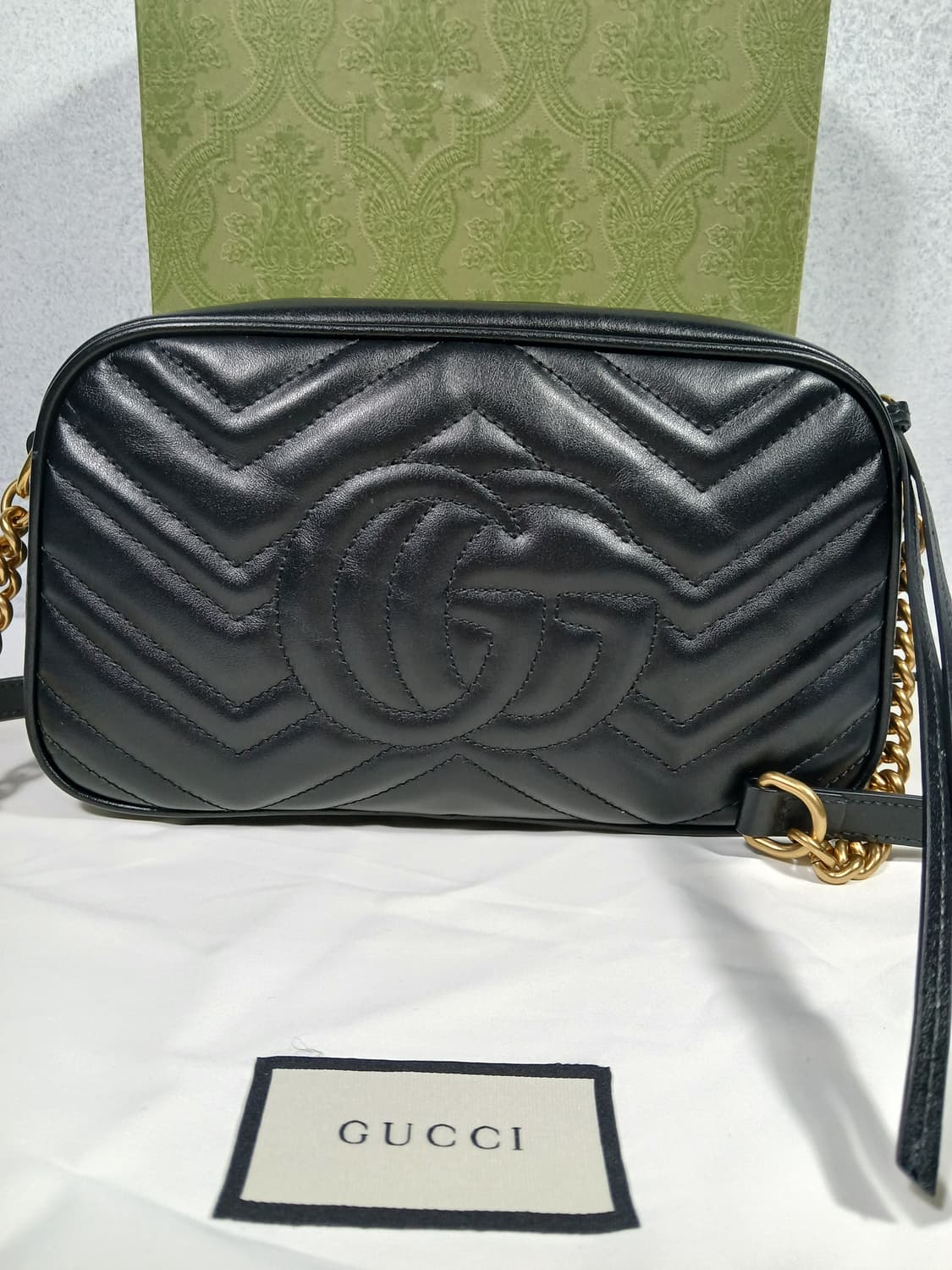 구찌 마몽 마틀라세 크로스백 스몰 447632 상품이미지5