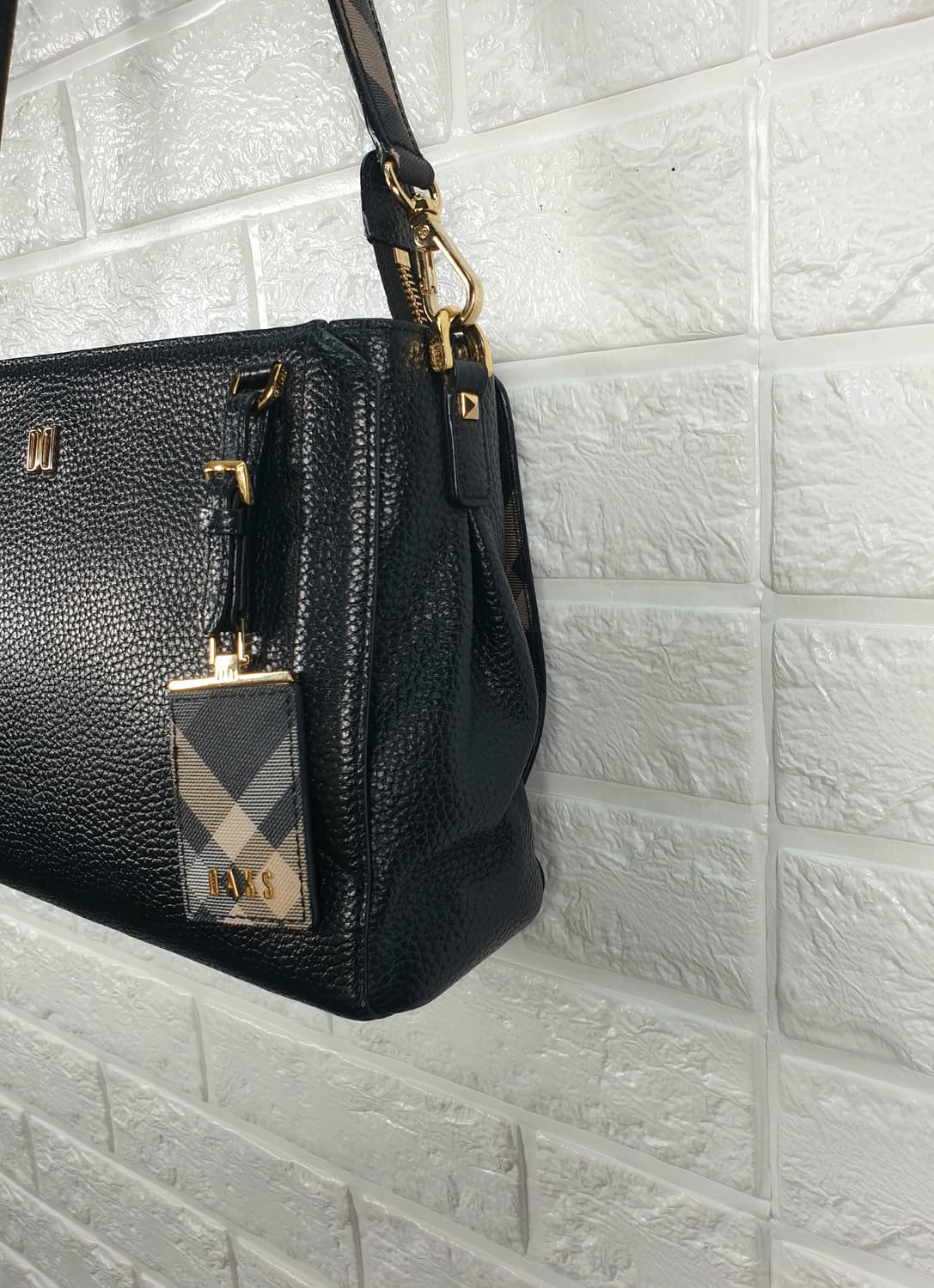 닥스 DD로고 소가죽 숄더백 상품이미지5