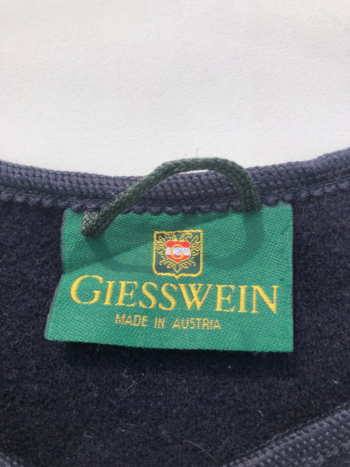 빈티지 구제 가스바인 네이비 라운드 울 가디건 자켓 상품이미지9