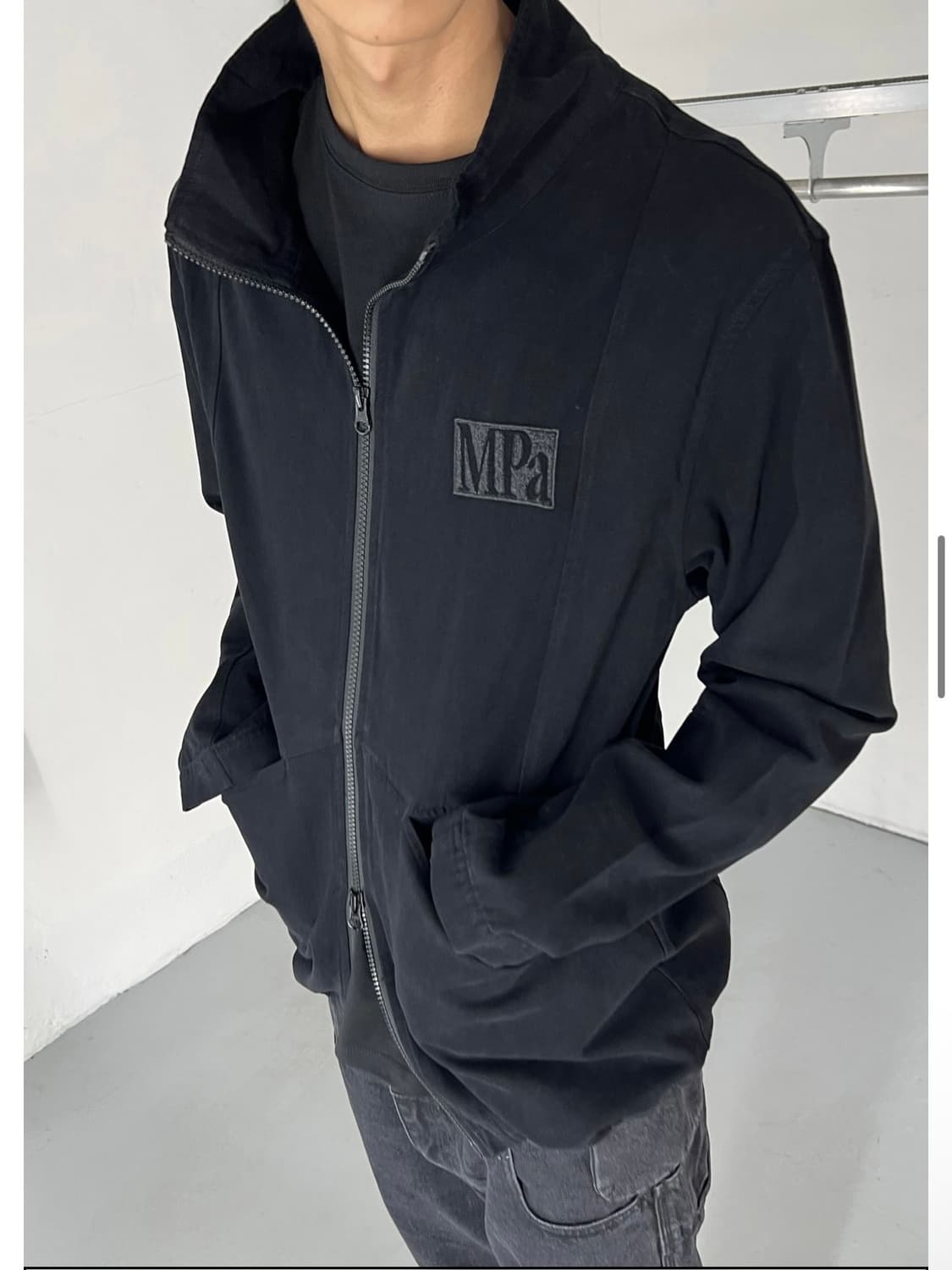 플라스틱 프로덕트 MPa PORTABLE JACKET (BLACK) 상품이미지1