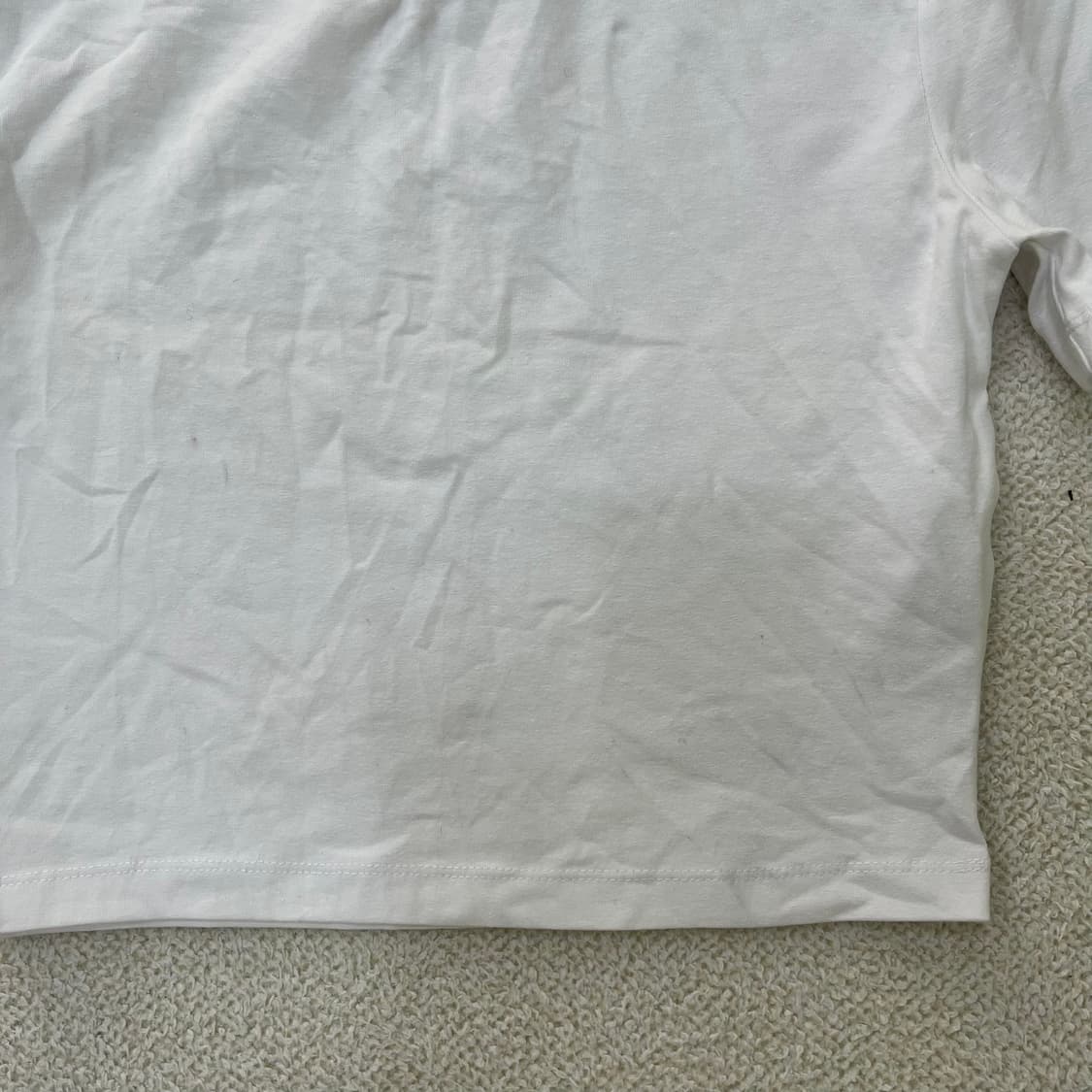 S 자라 여성 크롭 반팔티 0331M 상품이미지5