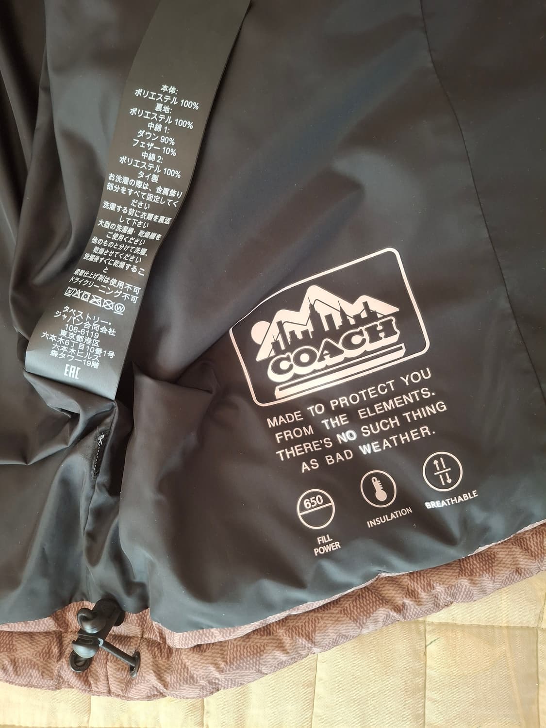 코치 패딩 남성용 (민트급) 상품이미지8