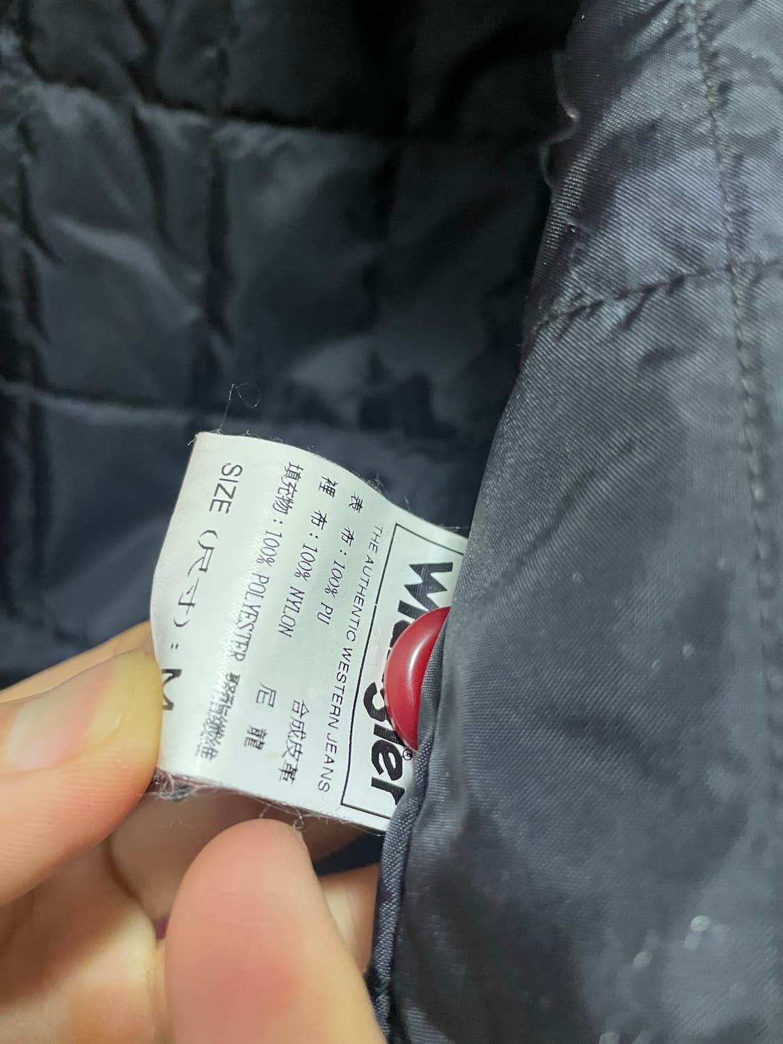 랭글러 우먼 가죽자켓 M 상품이미지4