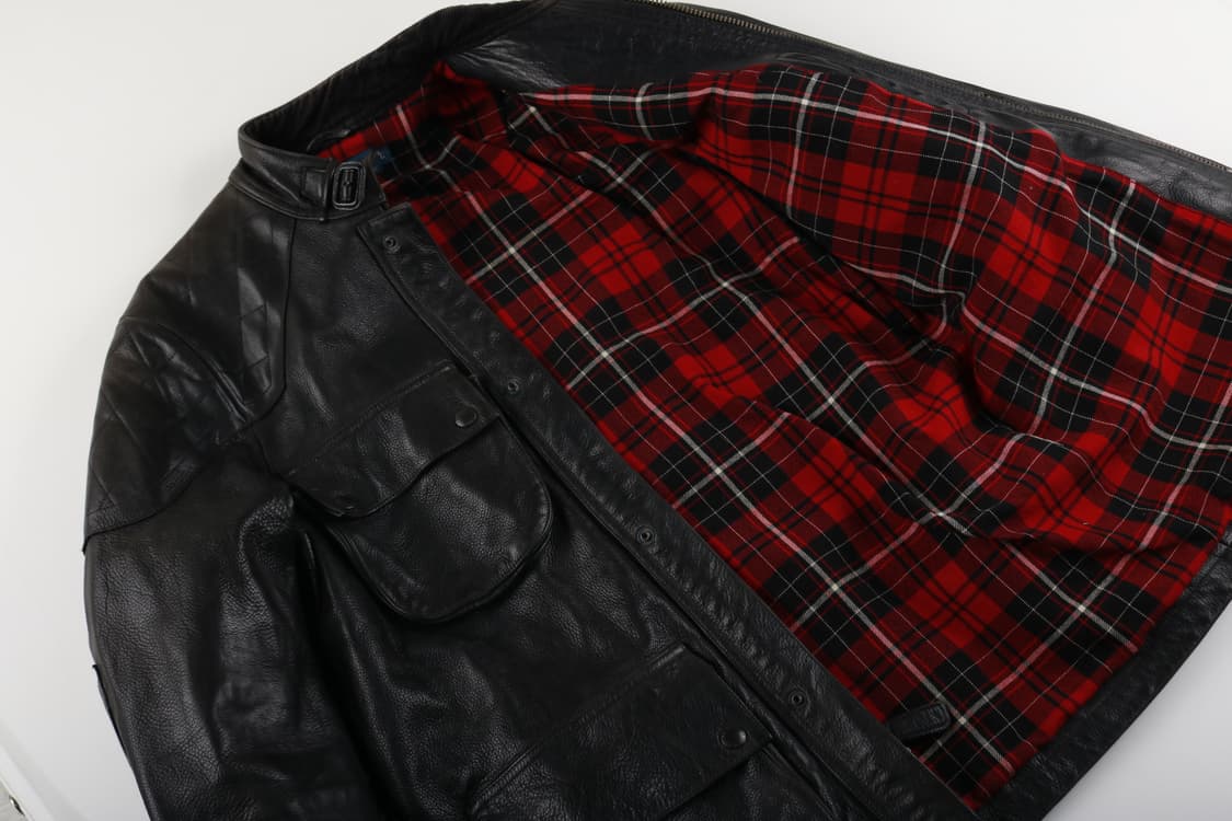 [L] 폴로 랄프로렌 모터사이클 벨티드 레더 자켓 상품이미지7