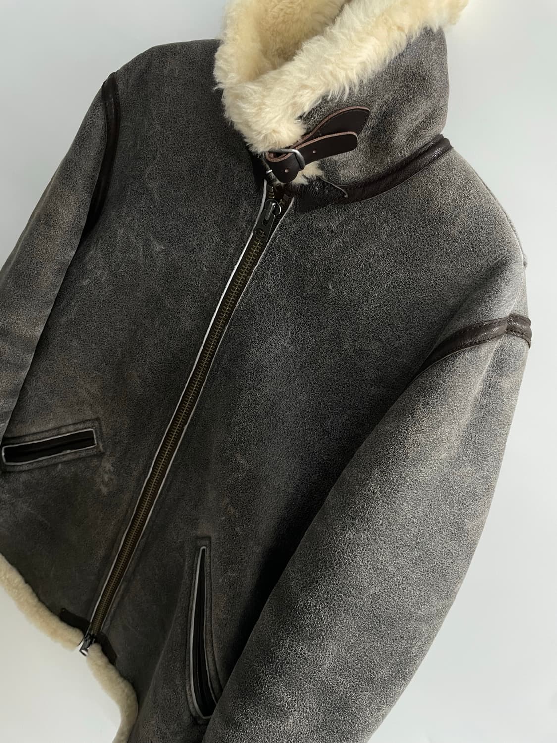 FR2×VANQUISH B-3 무스탕 자켓 L사이즈 상품이미지2