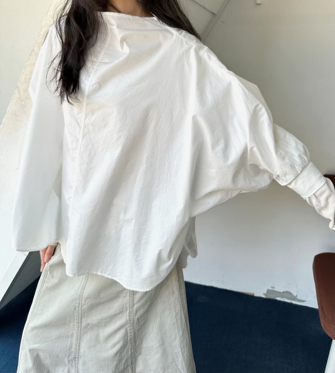 High gauge design wide silhouette shirt 상품이미지8