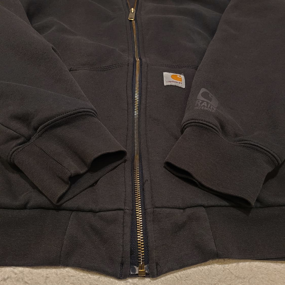 칼하트 미트웨이트 써멀 후드집업 L 상품이미지4