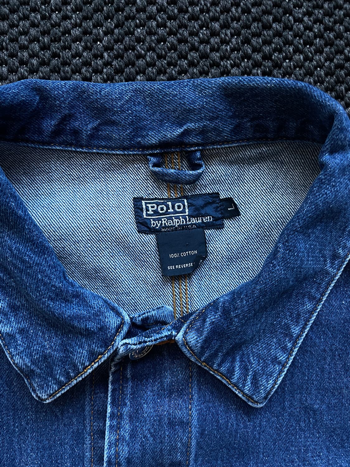 USA 폴로 던가리 데님 트러커 자켓 상품이미지6