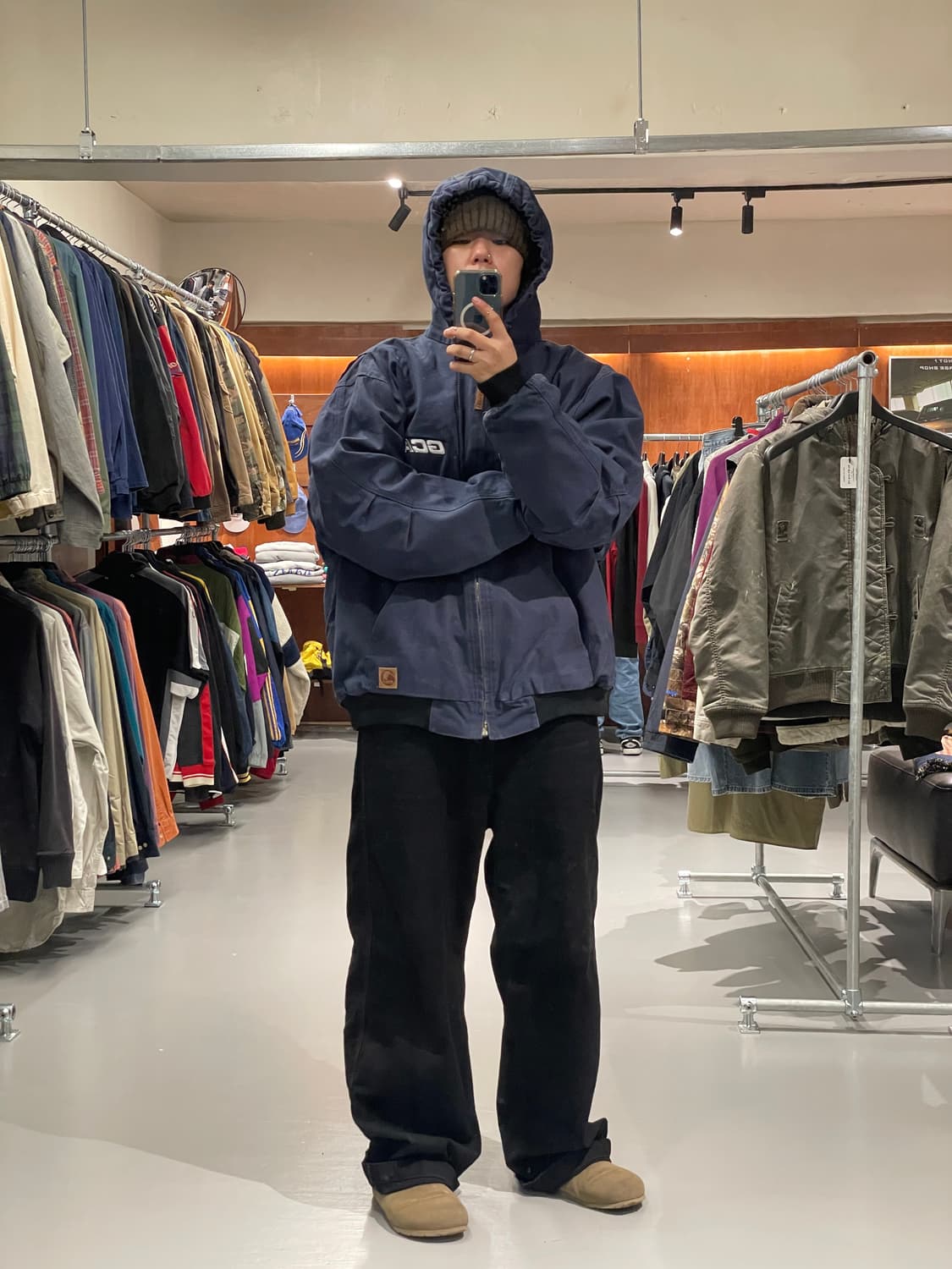 빈티지 엑티브 후드 자켓   상품이미지5