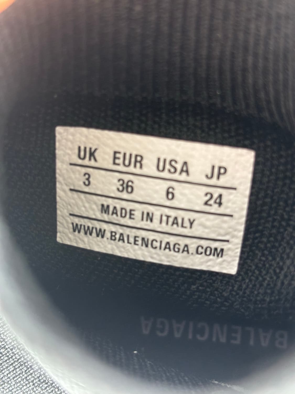 (풀박스,36)발렌시아가 스피드러너 블랙 스니커즈 상품이미지8