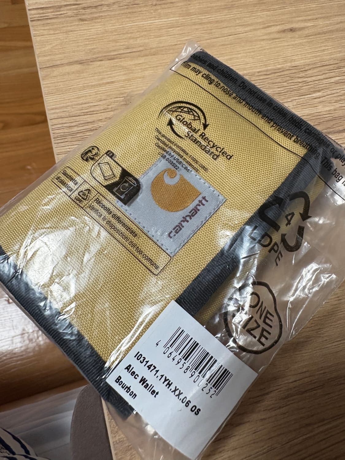 칼하트WIP 지갑 ALEC WALLET BOURBON 상품이미지1
